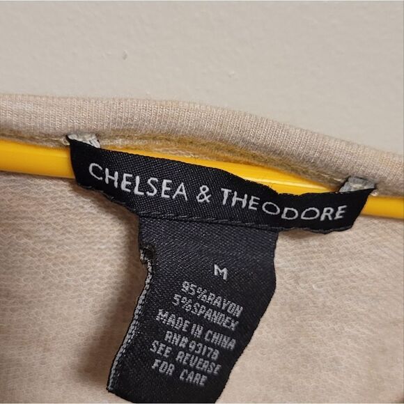 🌴BEIGE CHELSEA & THEODORE DRAWSTING DRESS - Picture 4 of 5